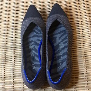 Rothy’s Twilight Metallics Points Size 8.5